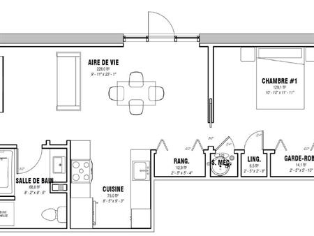 Logement Neuf (3½) Dans Un Triplex