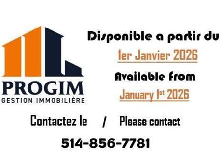 1 CH - 1 SDB - Châteauguay - $1,525 /mo