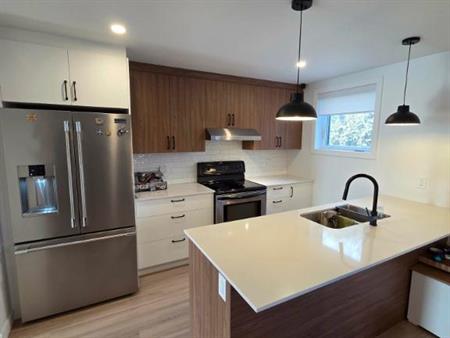 Grand 4½ Neuf 2024 – Demi Sous-sol – Parking – Balcon – Walk-in