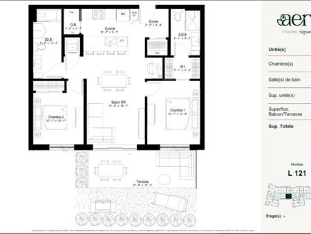 4 ½ neuf au rez-de-chaussée - AERA Chambly