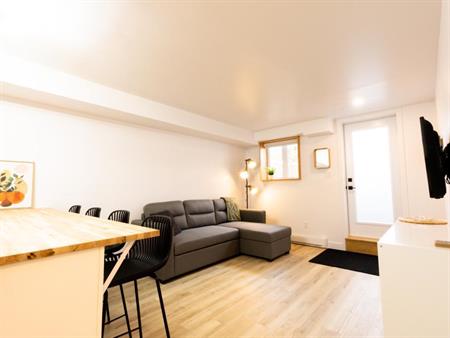 3 1/2 Neuf, meublé et tout inclus, secteur de l'aéroport