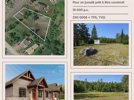 Terrain à vendre prêt à construire Ste-Adèle