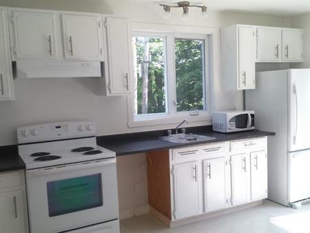 5 et demi très bien situé semi meublé