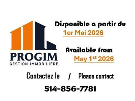 2 CH - 1 SDB - Montréal - $1,600 /mo