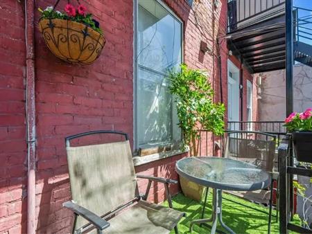 3 ½ à céder – Quartier Hochelaga-Maisonneuve