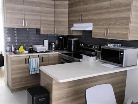 Très beau 4 1/2 refait à neuf et libre le 1er juillet