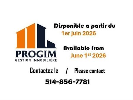 1 CH - 1 SDB - Montréal - $1,400 /mo