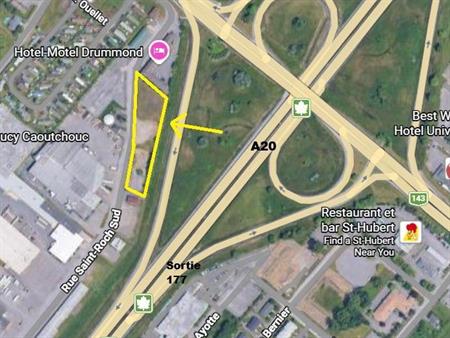 Terrains industriels (3) à vendre – Emplacement stratégique & visibilité exceptionnelle (A20)