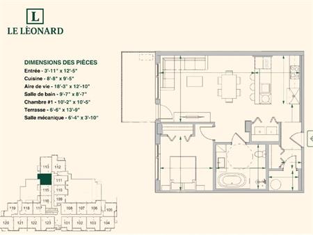 3 1/2 neuf - 1 chambre - Québec Sainte-Foy