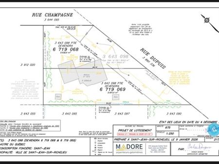 2 magnifiques terrains sur l'île Sainte-Thérèse