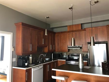 3 1/2 électros ménagers inclus, garage, ascenseur, air clim. 1650$/mois, 1er juin