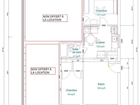 Longueuil – Appartement 3 1/2 à louer – Demi sous-sol d’un triplex