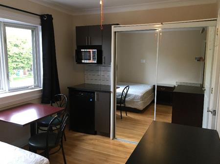 ᐅ Montréal – Logement 1 et demi à louer – Rénové avec toilette