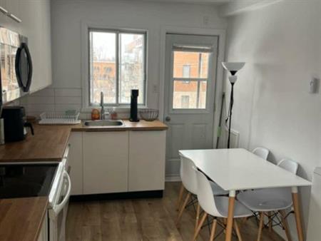 !URGENT! CESSION DE BAIL, 31/2 cartier Ahuntsic, Montréal