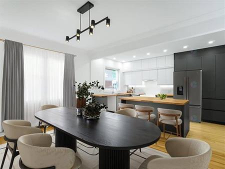 Magnifique 5 ½ rénové à NDG – Rez-de-chaussée avec cour privée 1400 pi² | Chauffage inclus