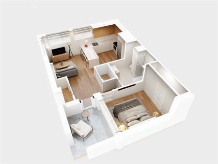 3 ½ + Pièce Bureau