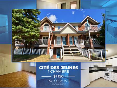 $1150 - 1 Chambre Au Cité-des-Jeunes
