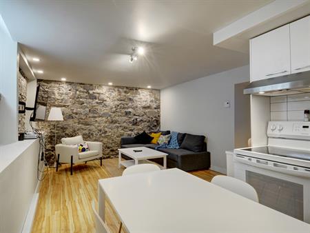 Ilo Côte D’Abraham 3 ½ Entièrement Meublé à Louer Saint-Jean-Baptiste Juillet 2026