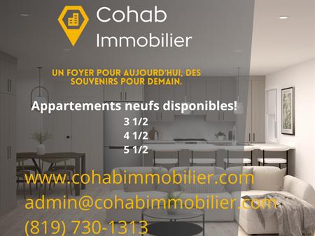 Logement 3-1/2 - Saint-Cyrille