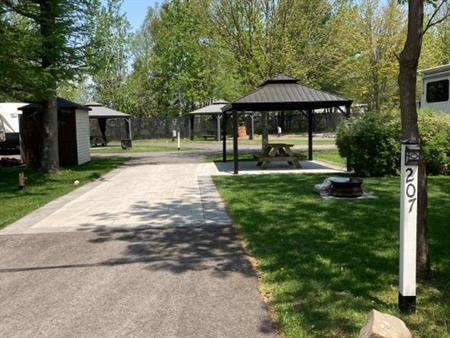 Terrain privatif Camping Parc Bromont