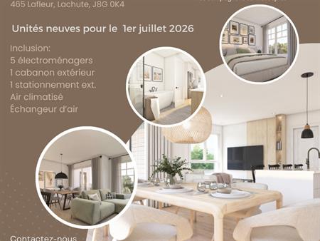 Appartements 3 Chambres / Scierie
