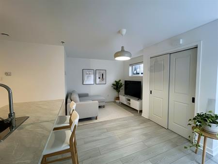 Superbe 1 Chambre En Demi Sous-sol