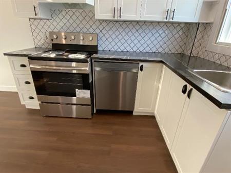 Grand 4½ entièrement rénové avec jardin privé – 5 électroménagers inclus – Rosemont