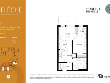 3½ Neuf, Tranquillité Près De L'action.