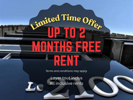 1 Bedroom - 2100 Boulevard De Maisonneuve West, Montréal