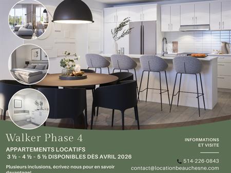 Appartement 2 Chambres à Lachute/ Walker