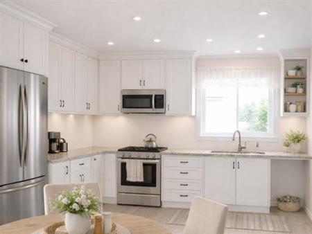 Beau 4.5 rénové 2026 pour 55 ans + près Lac Boivin