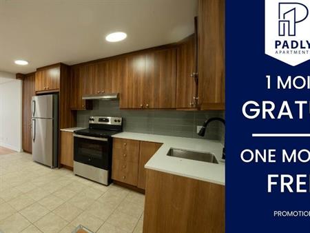 Vivre au Bord de l'Eau : 1, 2, 3 Ch. Rénovés Montréal-Nord - appartement / logement à louer