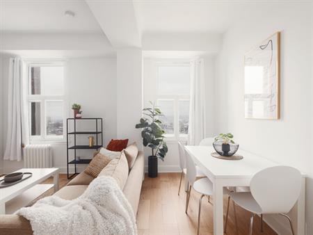 Château St-Louis 4 ½ Entièrement Meublé à Louer Montcalm / Saint-Sacrement Juillet 2026