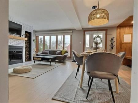 Chalet meublé Mont Sutton – 2 chambres + spa – Location 31 jours et +