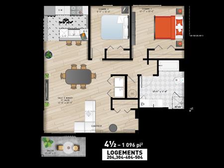 St-Constant -4 1/2 Disponible Avril 2026