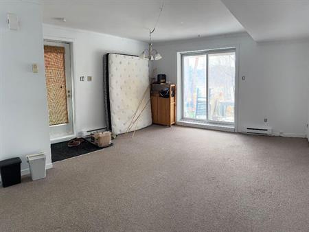 LAC DELAGE 31/2 semi-meublé, stationnements et borne de recharge