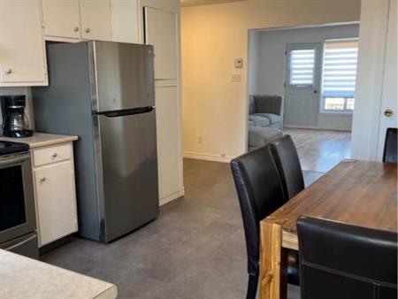 Grand 5 ½ rénové, centre-ville Victoriaville, semi-meuble.