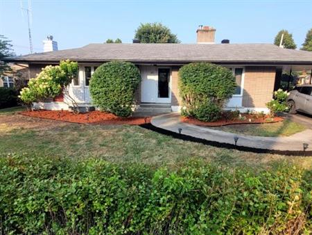 À louer – Bungalow 3 chambres – Salaberry-de-Valleyfield – 2 280$/mois