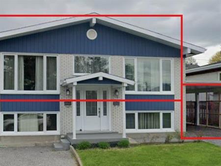 5 1/2 1er étage complet d'un duplex de 2 logements a Lévis-Lauzon ( Chauffé/Climatisé )