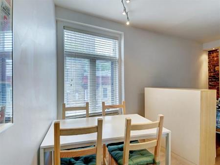 Loft entièrement meublé à louer Saint-Jean-Baptiste avril 2026