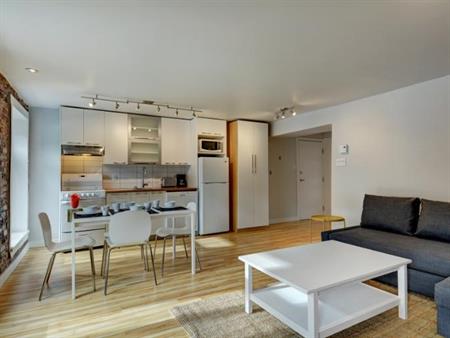 3 ½ entièrement meublé à louer Saint-Jean-Baptiste septembre 2025