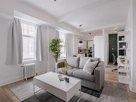 3 ½ entièrement meublé à louer Montcalm / Saint-Sacrement septembre 2026