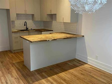 Grand 31/2 Fait 41/2 Entièrement Rénové