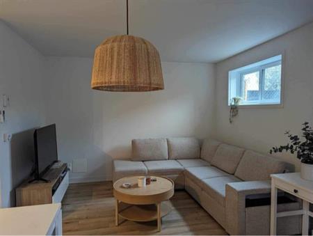 3 et demi a louer animaux acceptés