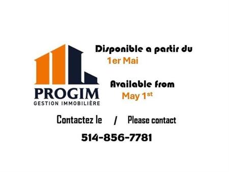 2 CH - 1 SDB - Montreal - $1,600 /mo
