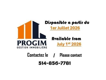 2 CH - 1 SDB - Montréal - $1,800 /mo