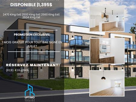4 ½ + BUREAU|INTERNET|1 MOIS GRATUIT