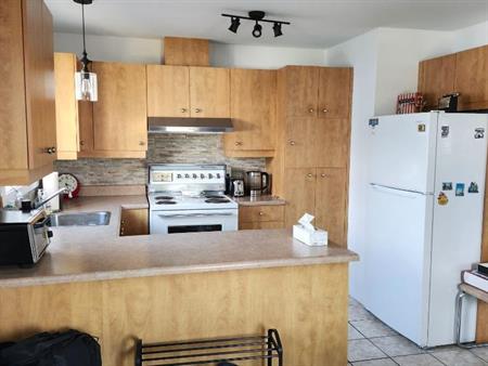 Appartement de 3 chambres sur 2 étages avec garage double