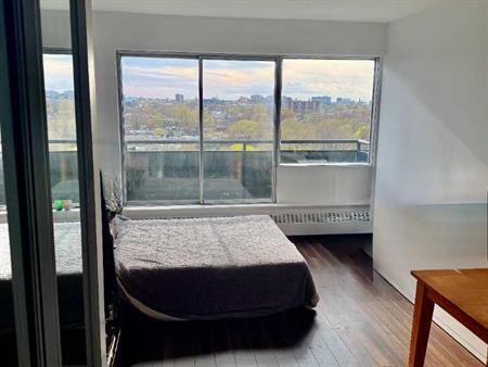 Studio à louer – unique vue sur le parc Lafontaine et Mont-Royal | rue Sherbrooke Est, 12e étage
