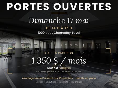 3 ½ Tout Inclus à Louer